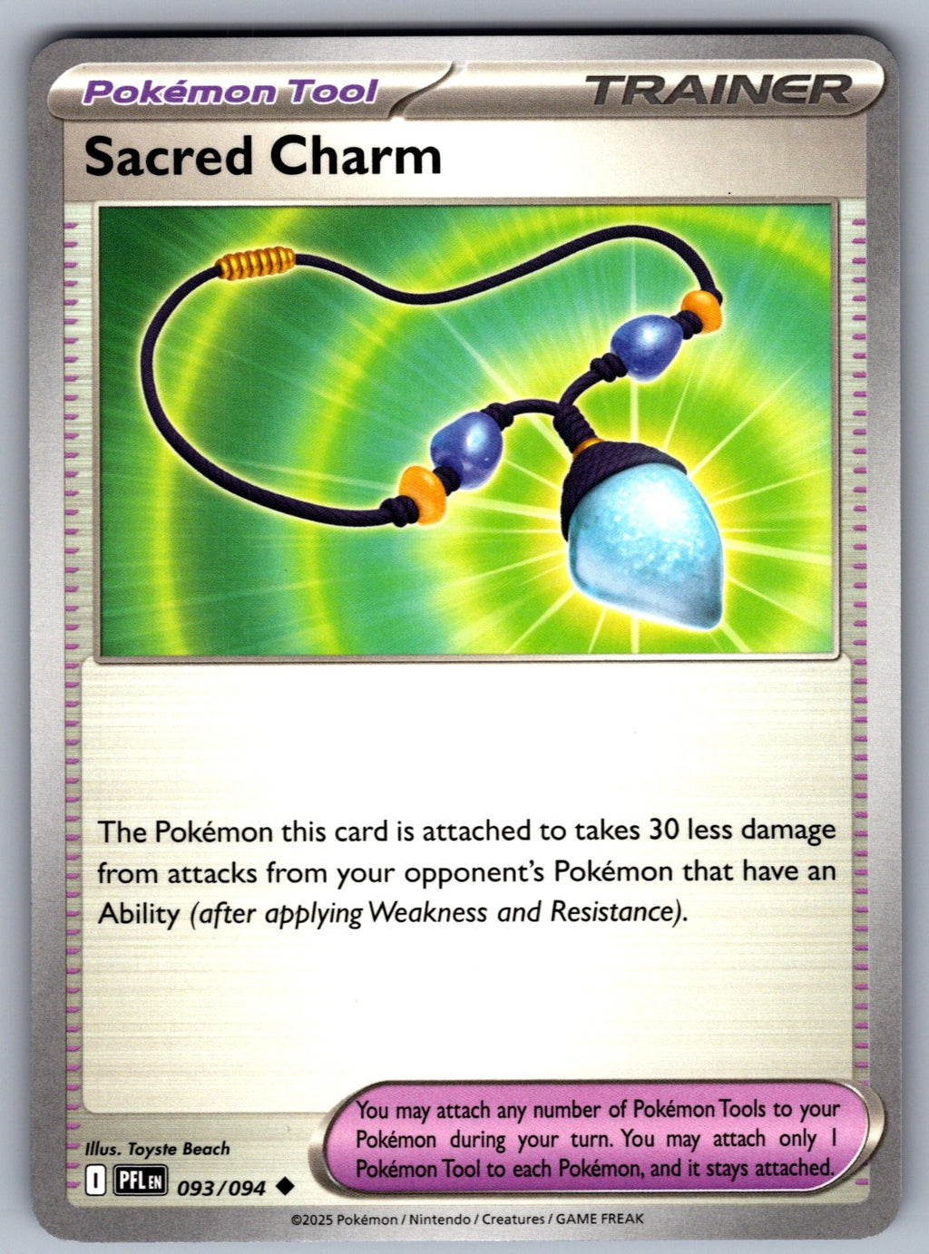 Sacred Charm Uncommon ME02: Phantasmal Flames 093/094 NM 2025