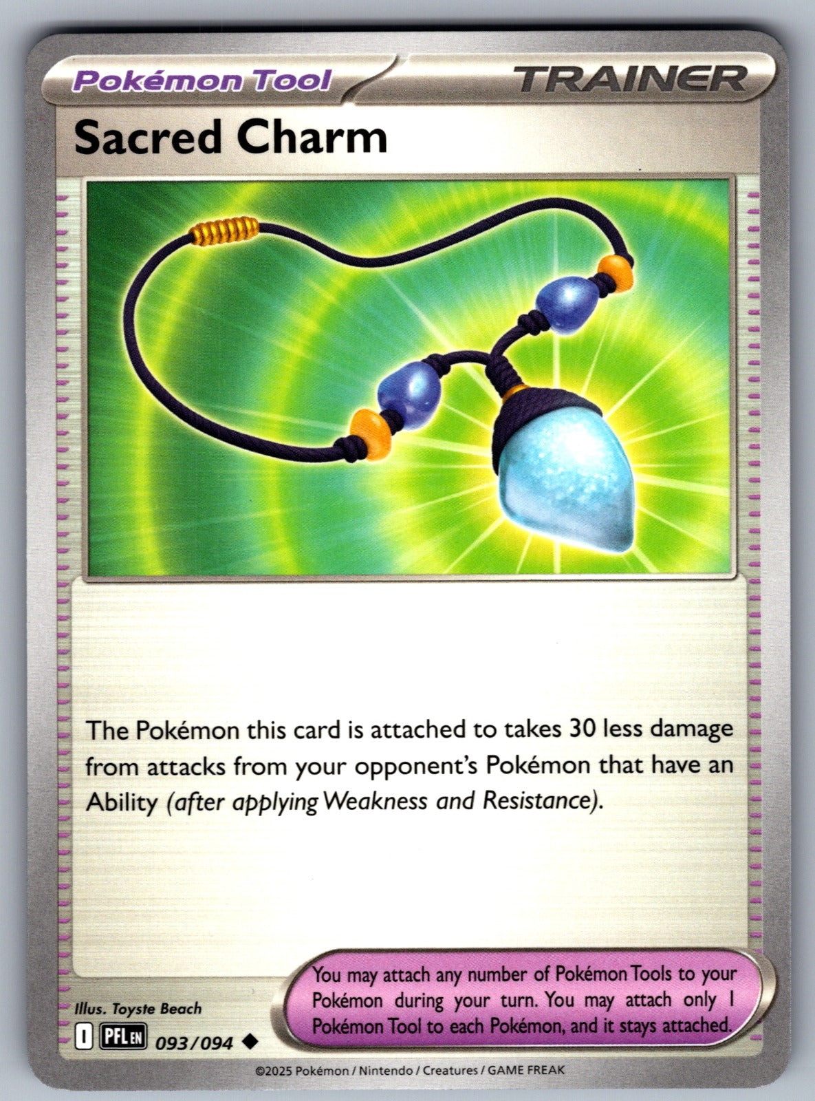 Sacred Charm Uncommon ME02: Phantasmal Flames 093/094 NM 2025