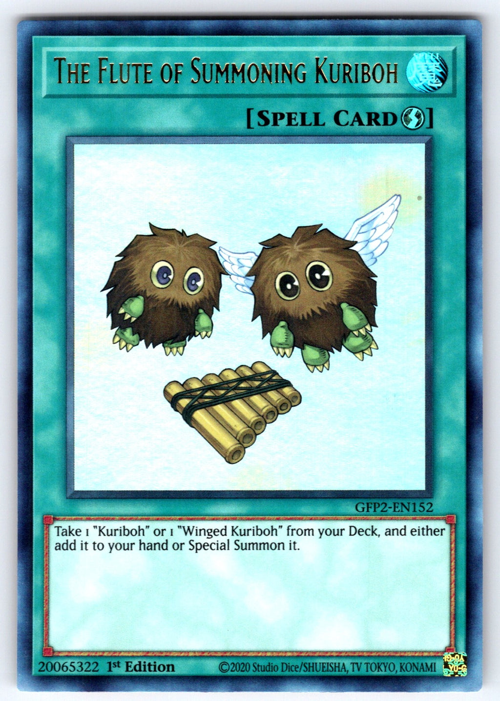 The Flute of Summoning Kuriboh 1st Edition Ultra Rare Ghosts From the Past: The 
