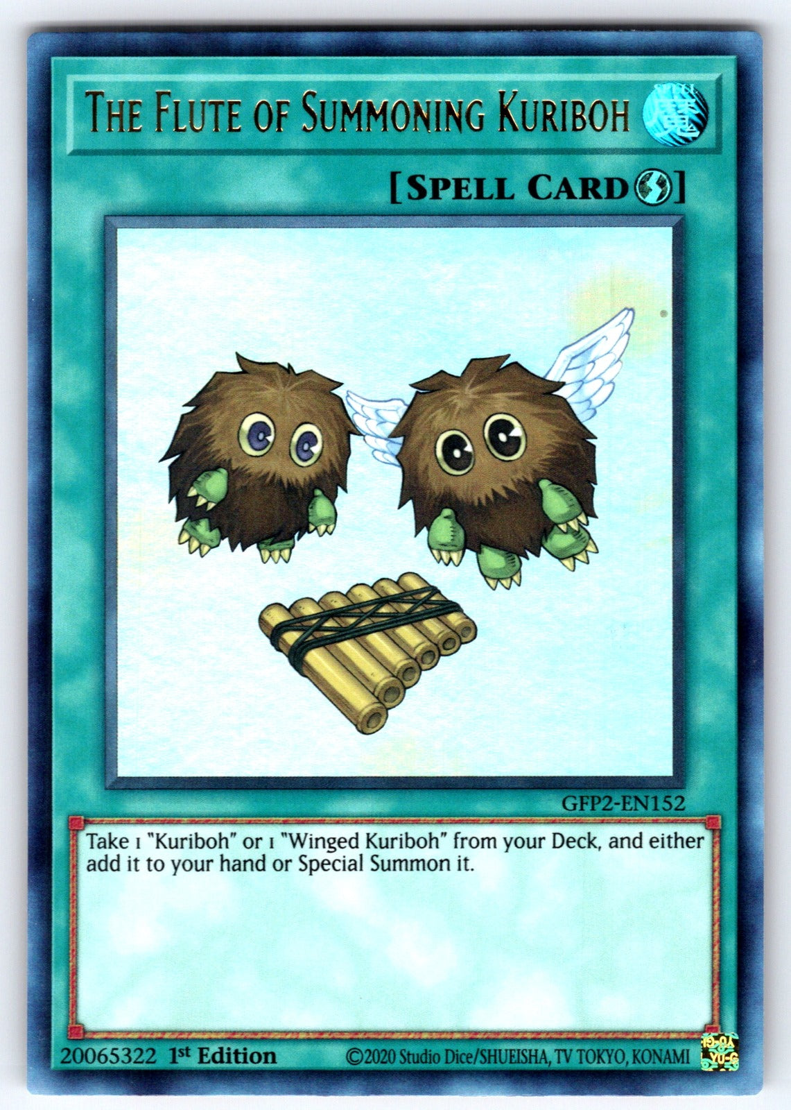 The Flute of Summoning Kuriboh 1st Edition Ultra Rare Ghosts From the Past: The 