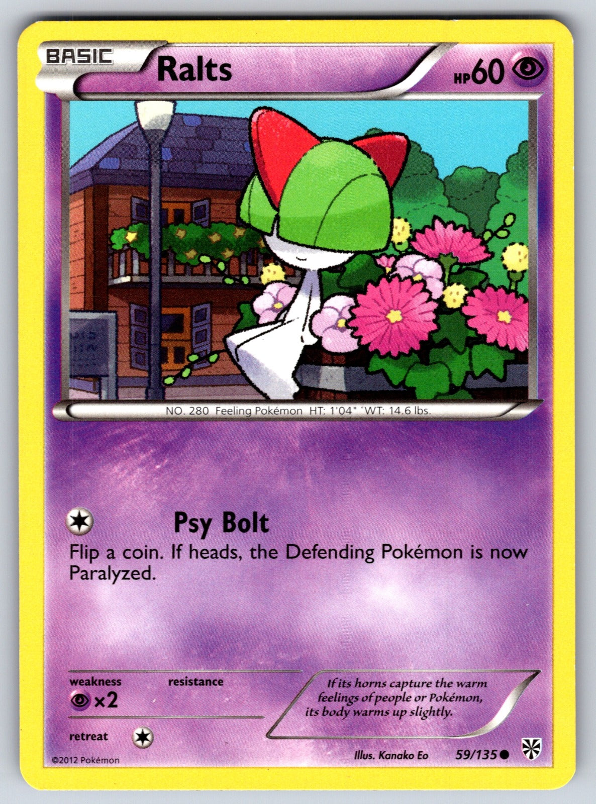 Ralts Common Plasma Storm 59/135 LP 2013