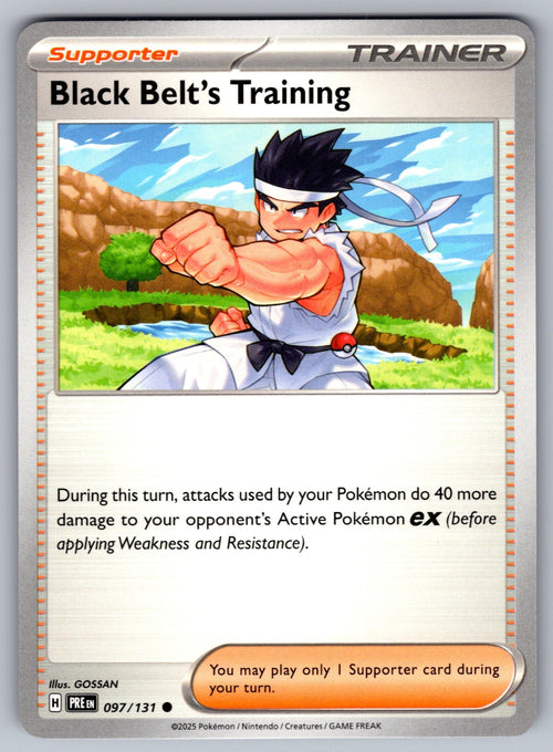 Black Belt's Training Common SV: Prismatic Evolutions 097/131 NM 2025