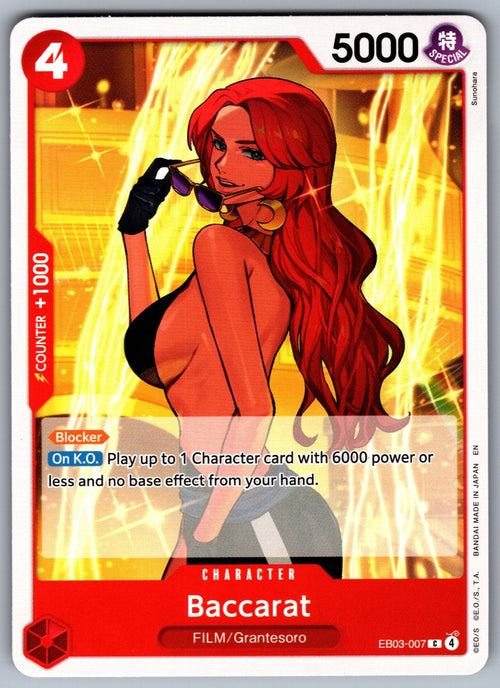 Baccarat C Extra Booster: One Piece Heroines Edition EB03-007 NM 2026