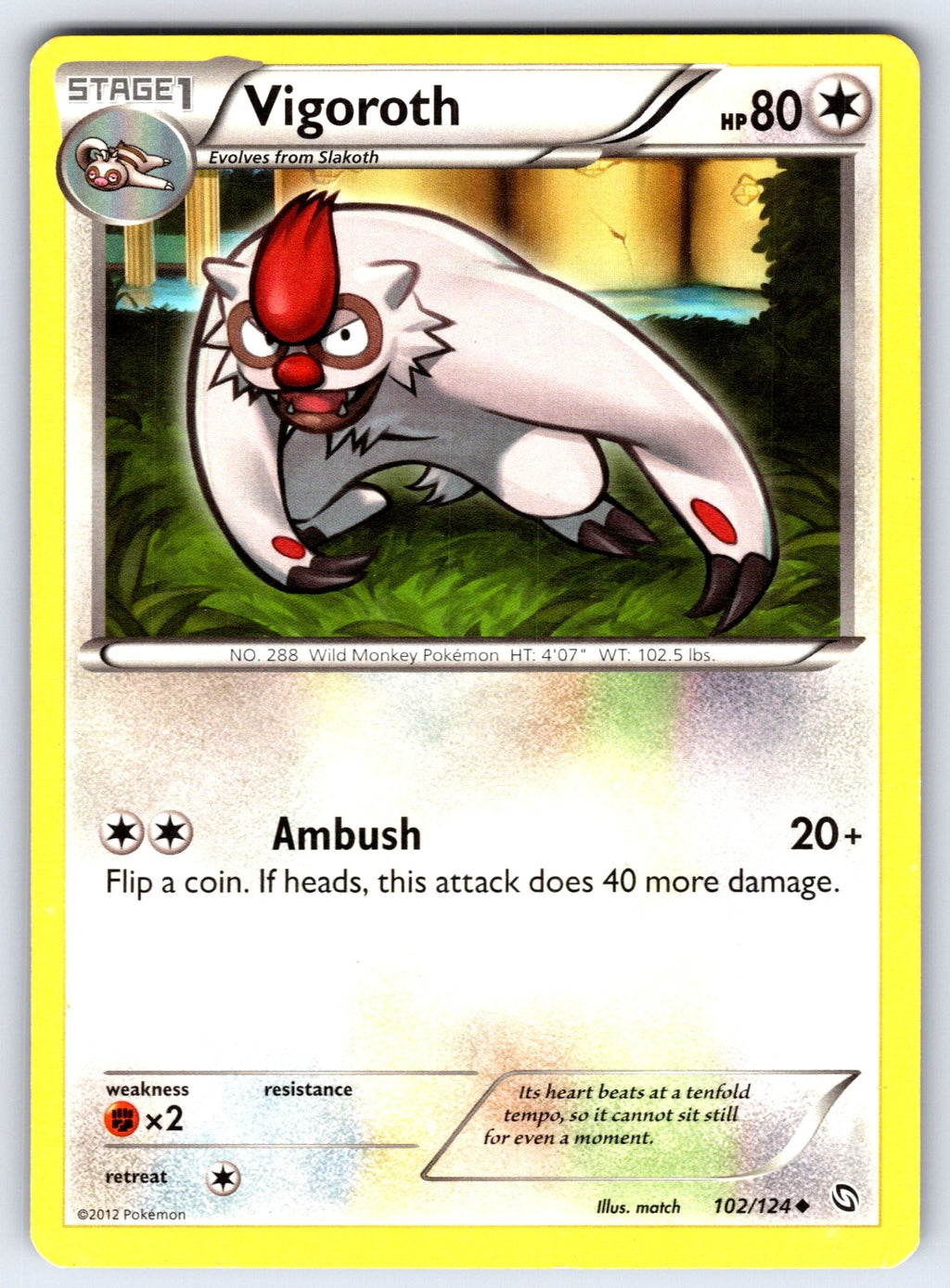 Vigoroth Uncommon SV02: Paldea Evolved 161/193 LP 2023