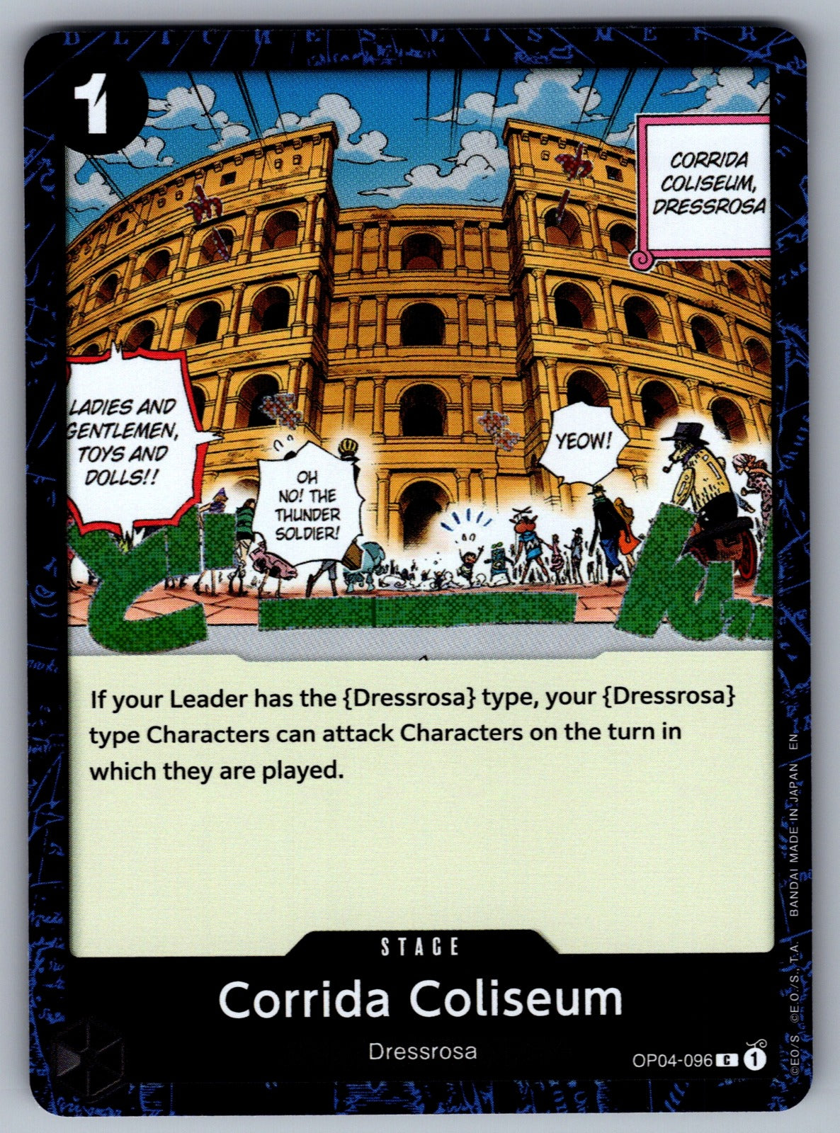 Corrida Coliseum (Pirate Foil) Foil C Premium Booster -The Best- Vol. 2 OP04-096