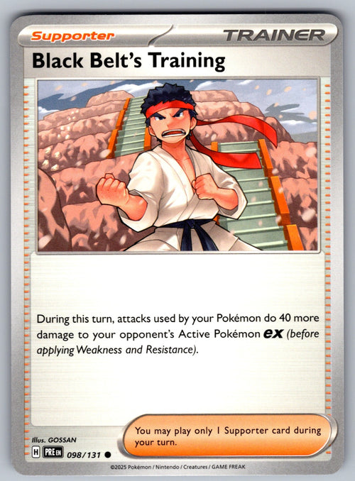 Black Belt's Training Common SV: Prismatic Evolutions 098/131 NM 2025