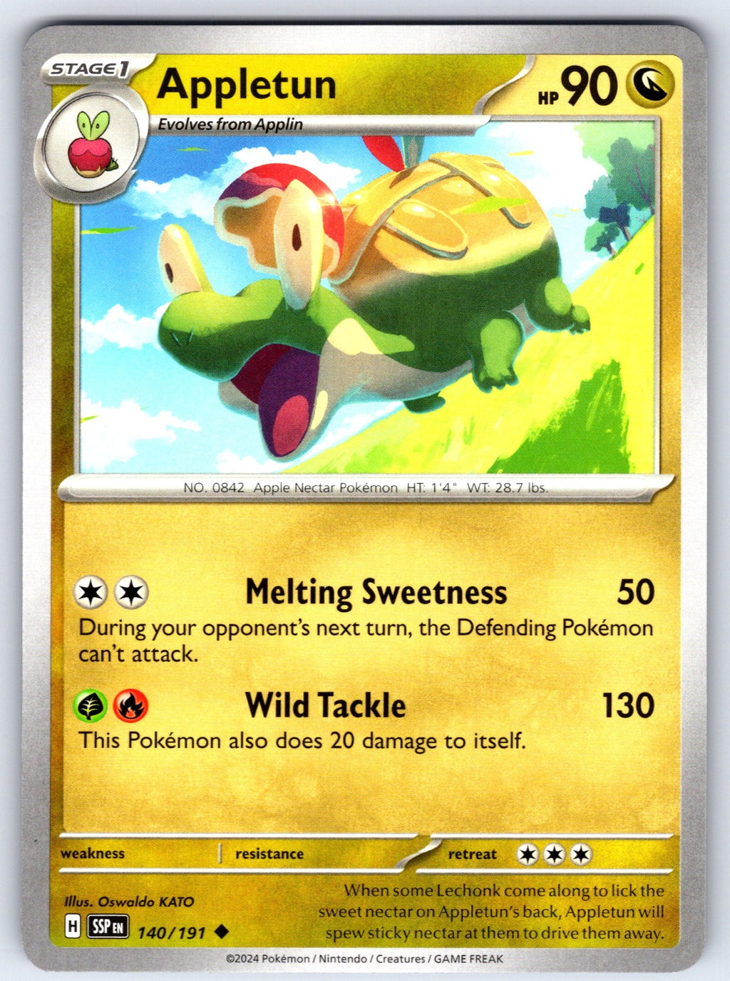 Appletun Uncommon SV08: Surging Sparks 140/191 NM 2024