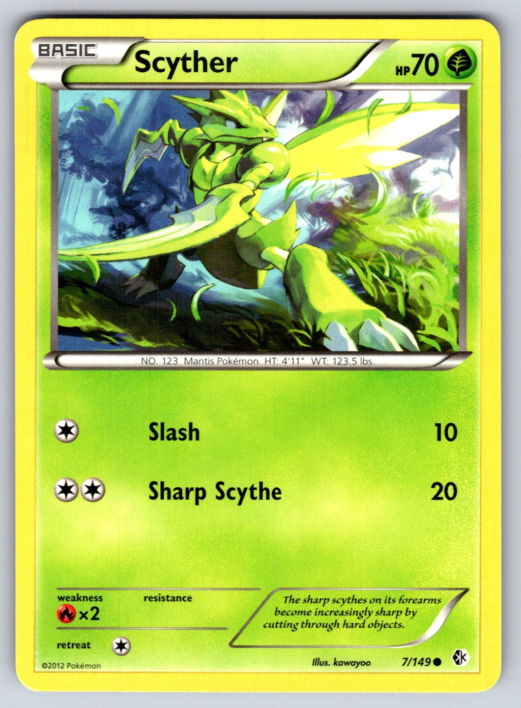 Scyther Common Boundaries Crossed 7/149 LP 2012
