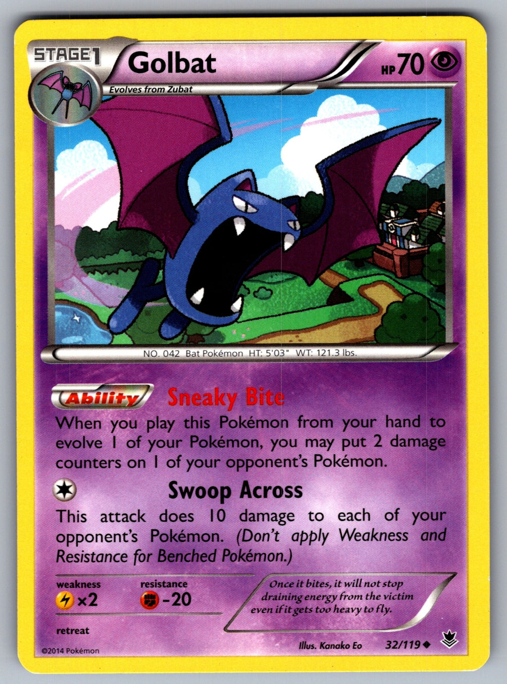 Golbat Uncommon Generations 31/83 LP 2016