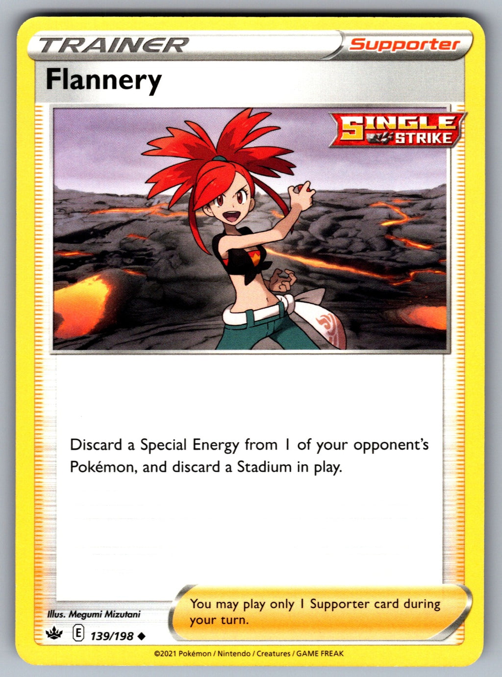 Flannery Uncommon SWSH06: Chilling Reign 139/198 NM 2021