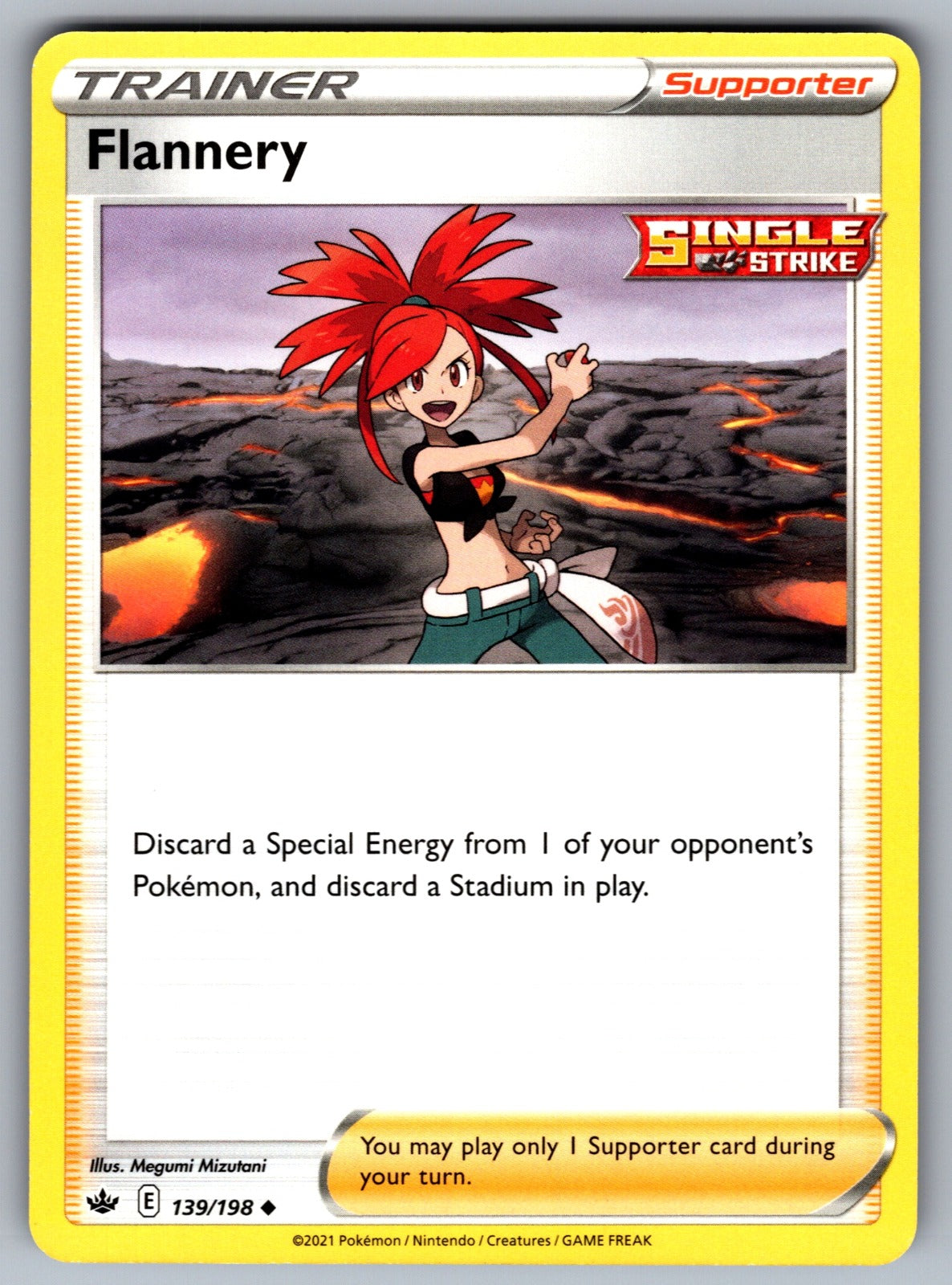 Flannery Uncommon SWSH06: Chilling Reign 139/198 NM 2021