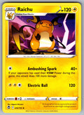 Raichu Uncommon SWSH12: Silver Tempest 050/195 NM 2022