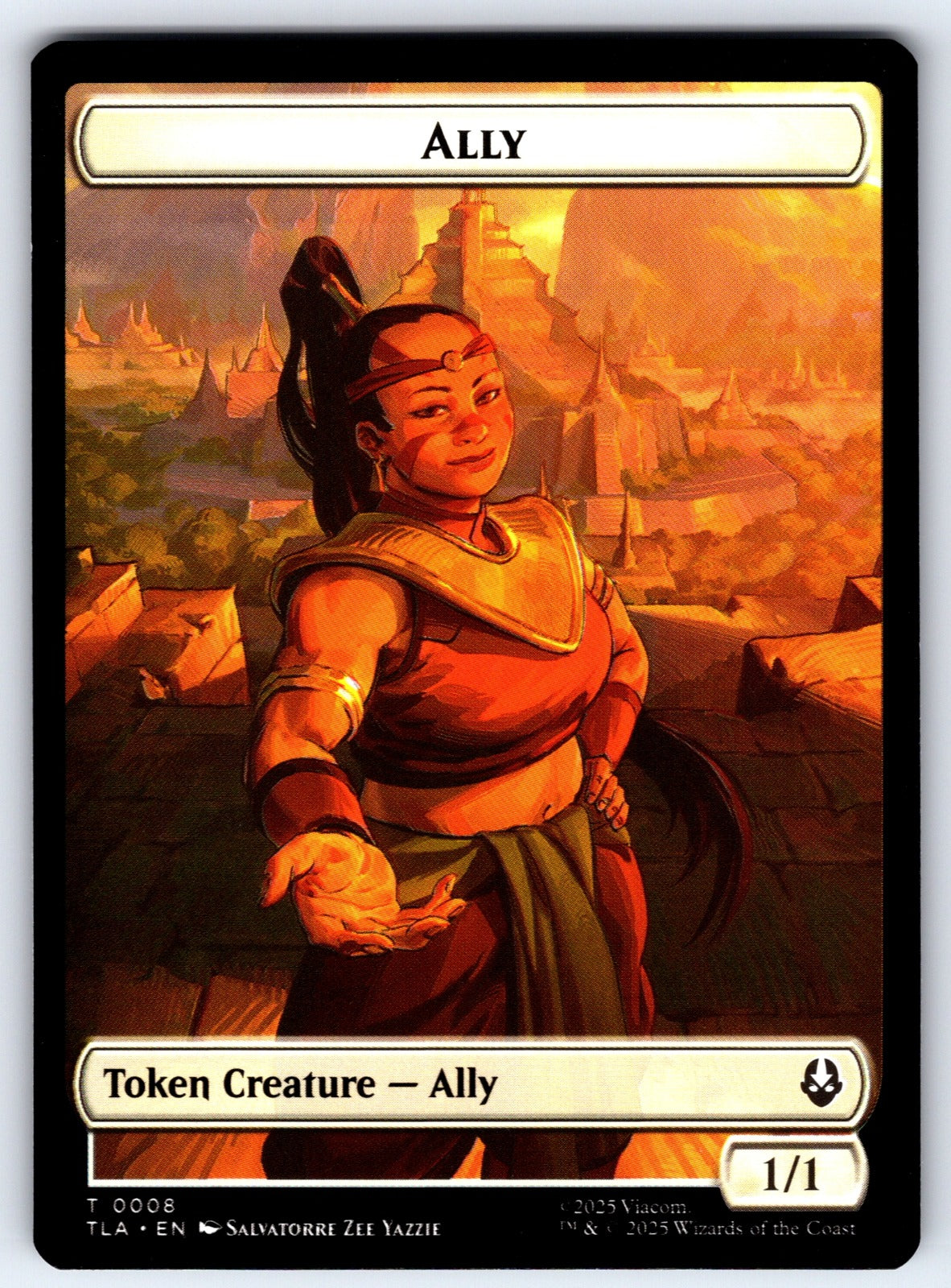 Ally (0008) // Clue (0016) Double-Sided Token T Avatar: The Last Airbender 8 // 