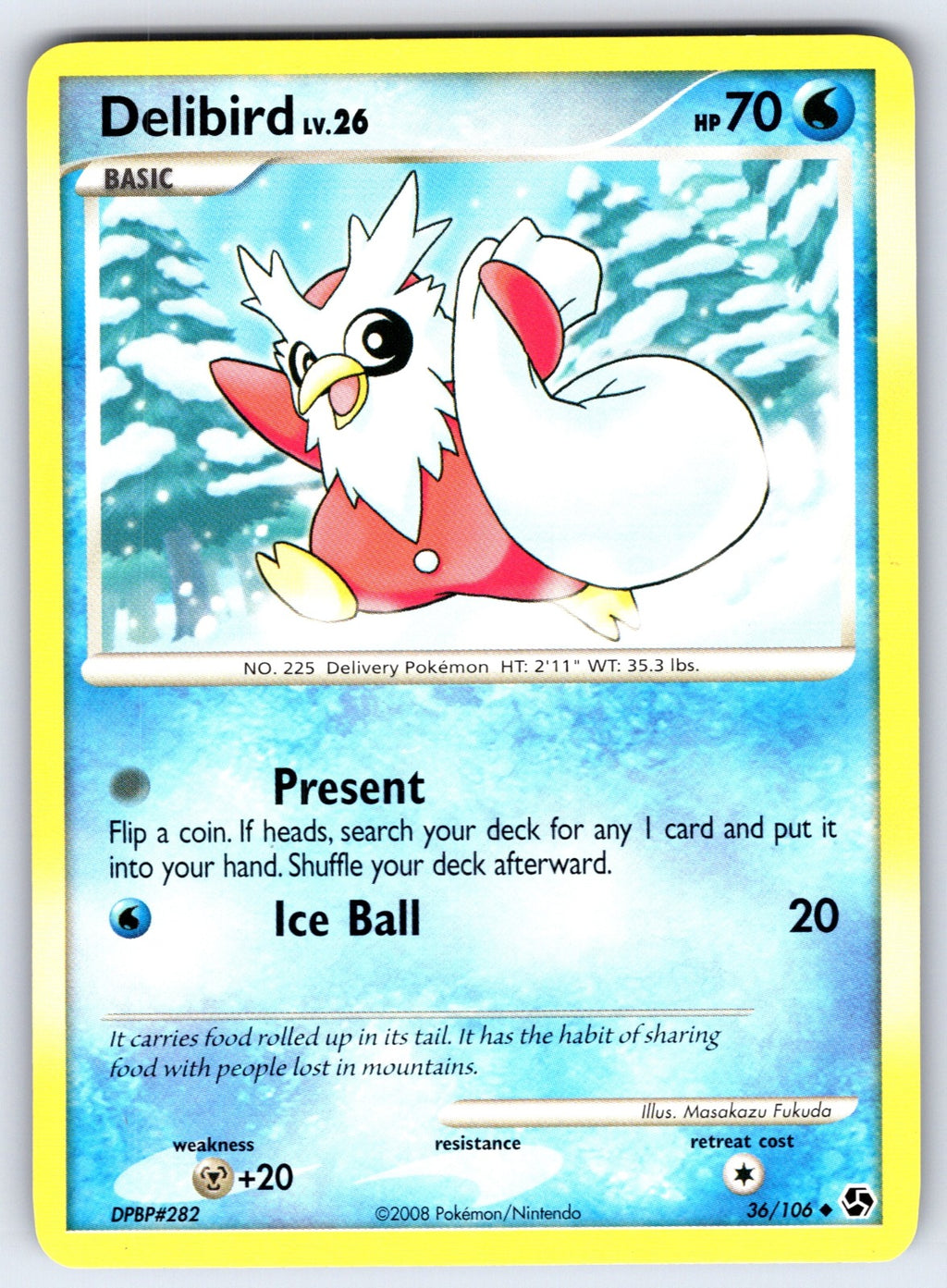 Delibird Uncommon Great Encounters 36/106 LP 2008