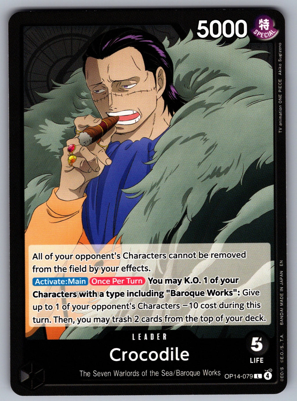 Crocodile L The Azure Sea's Seven OP14-079 NM 2026