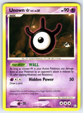 Unown (W) Uncommon Legends Awakened 80/146 LP 2008