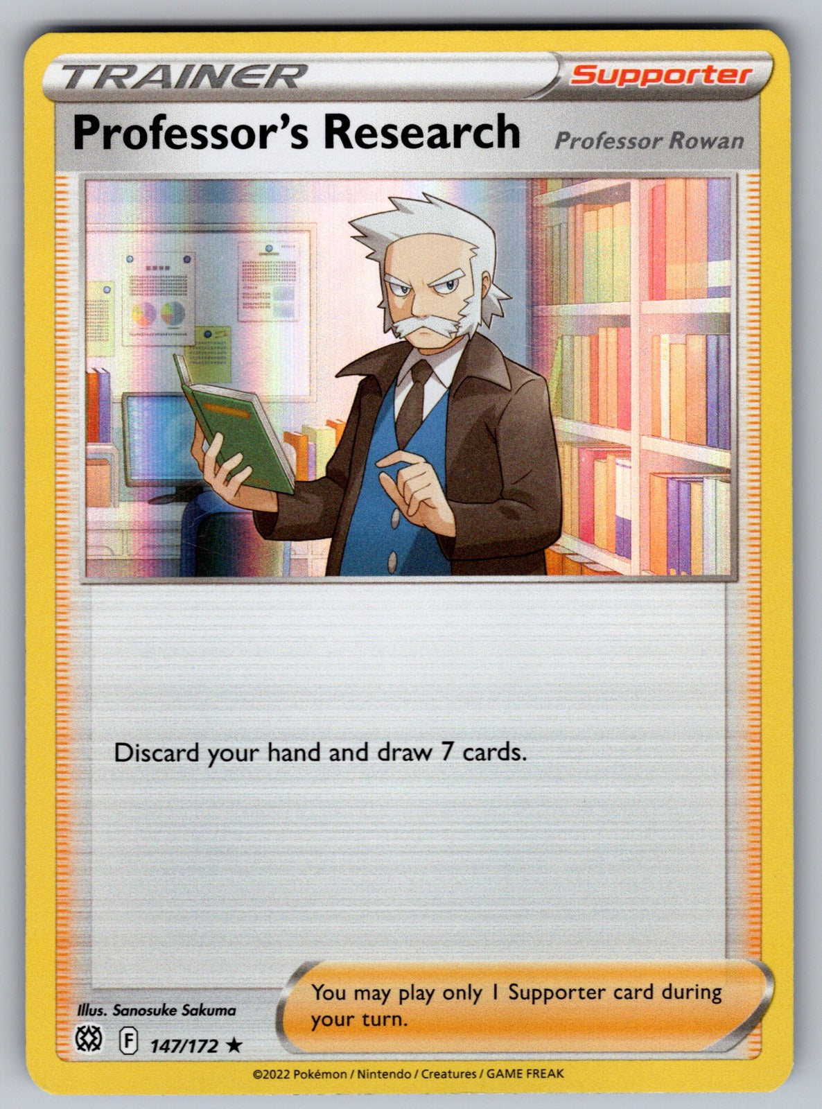 Professor's Research Holo Rare SWSH09: Brilliant Stars 147/172 NM 2022