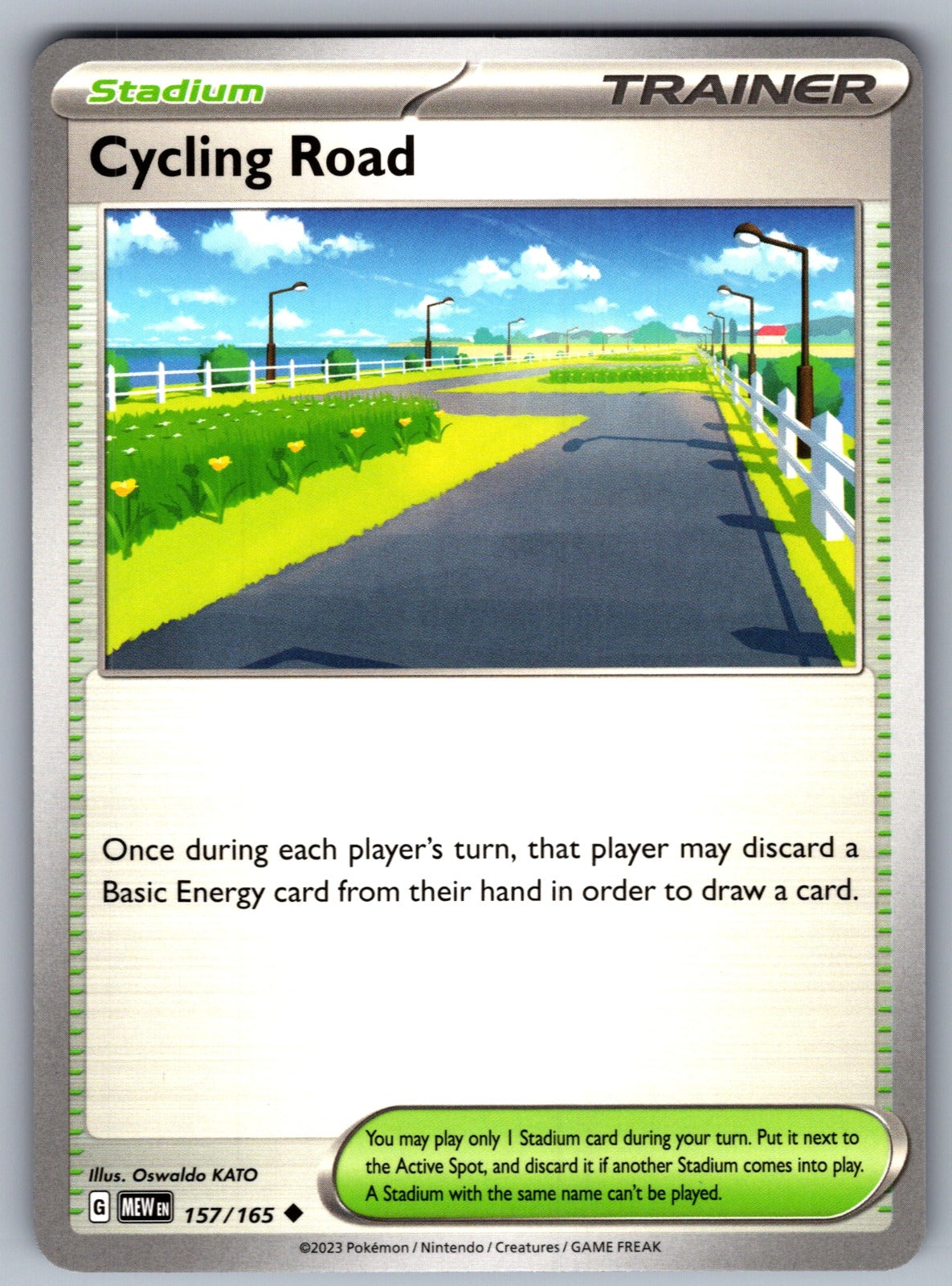 Cycling Road Uncommon SV: Scarlet & Violet 151 157/165 NM 2023