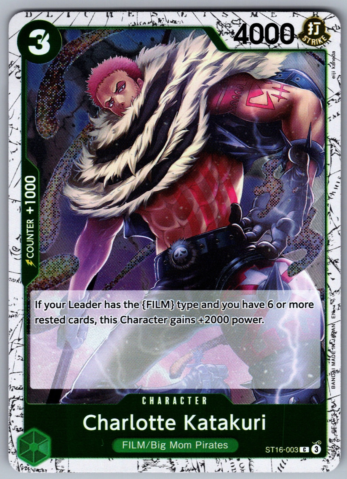 Charlotte Katakuri C Starter Deck 16: GREEN Uta ST16-003 NM 2024