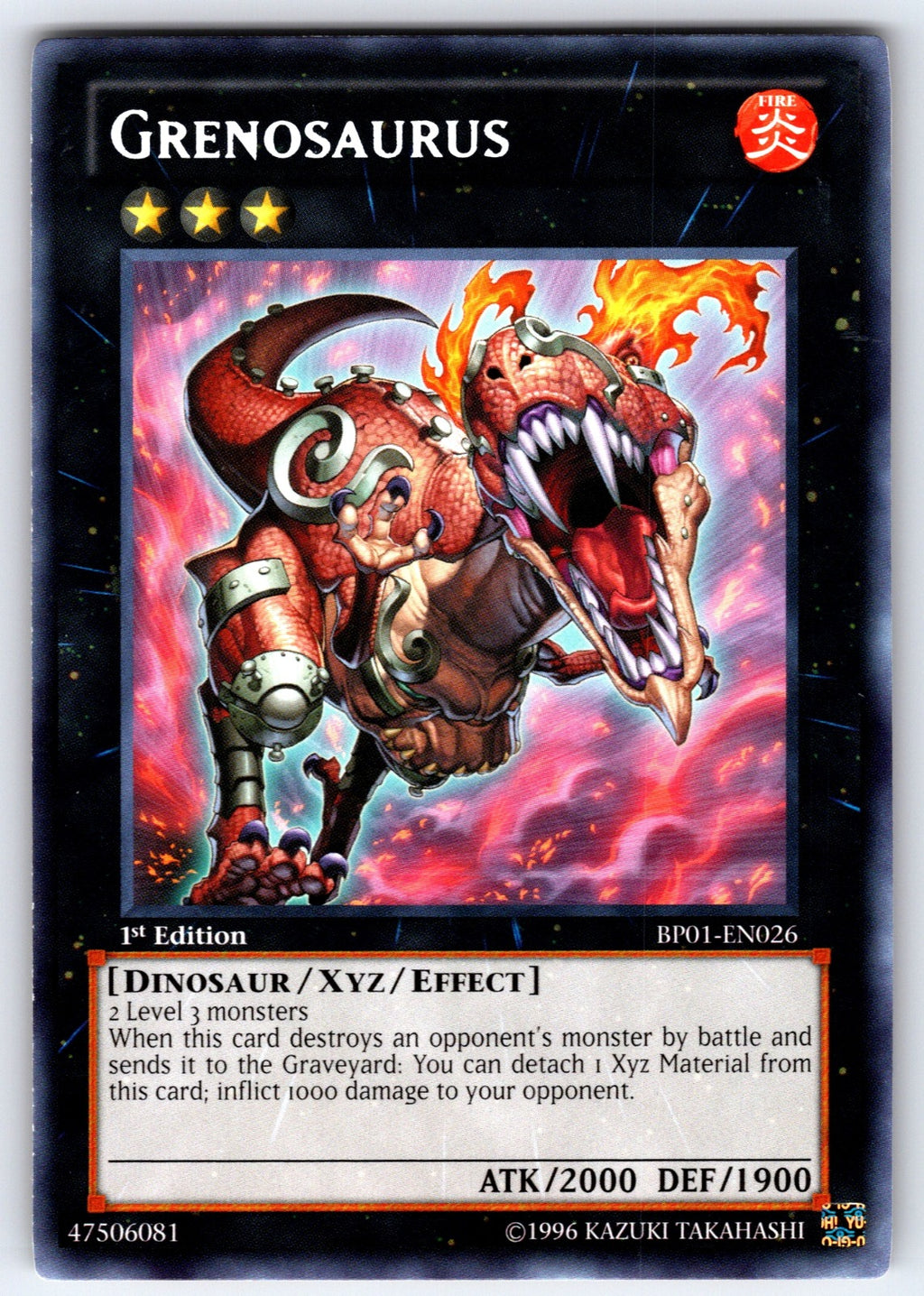 Grenosaurus Unlimited Common Super Starter: V for Victory Power-Up Pack YS13-ENV