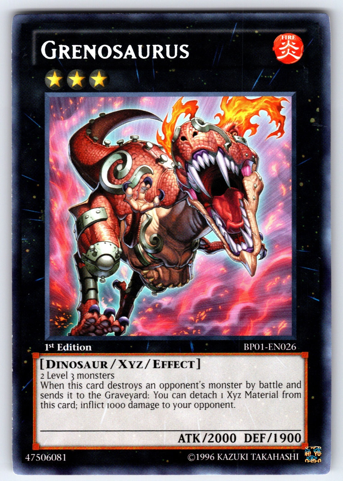 Grenosaurus Unlimited Common Super Starter: V for Victory Power-Up Pack YS13-ENV