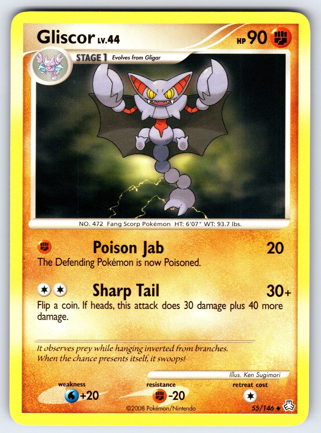 Gliscor (55) Uncommon Legends Awakened 55/146 LP 2008