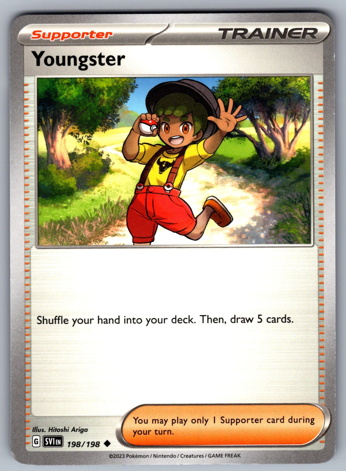 Youngster Uncommon SV01: Scarlet & Violet Base Set 198/198 NM 2023