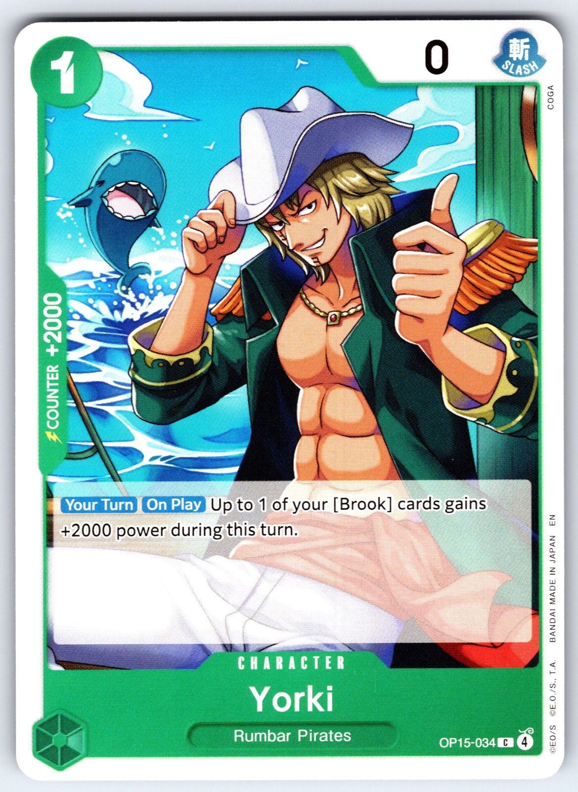 Yorki C Adventure on Kami's Island OP15-034 NM 2026