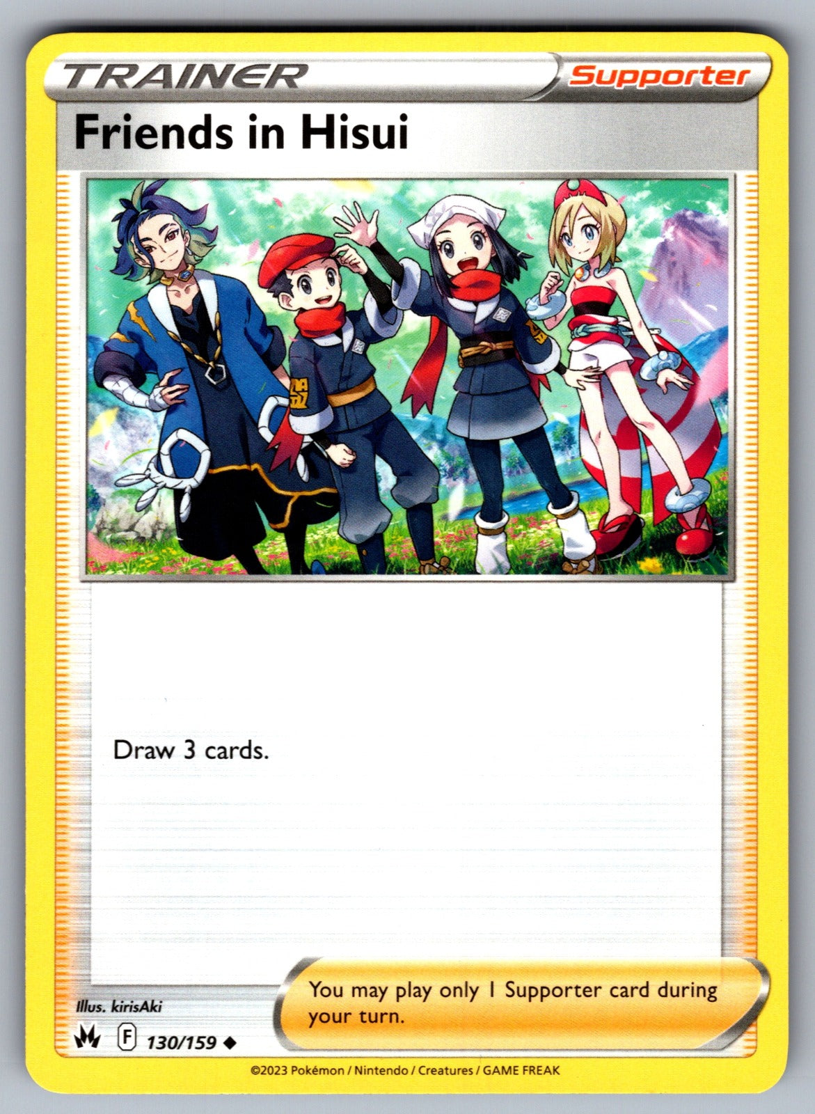 Friends in Hisui Uncommon SWSH: Crown Zenith 130/159 NM 2023