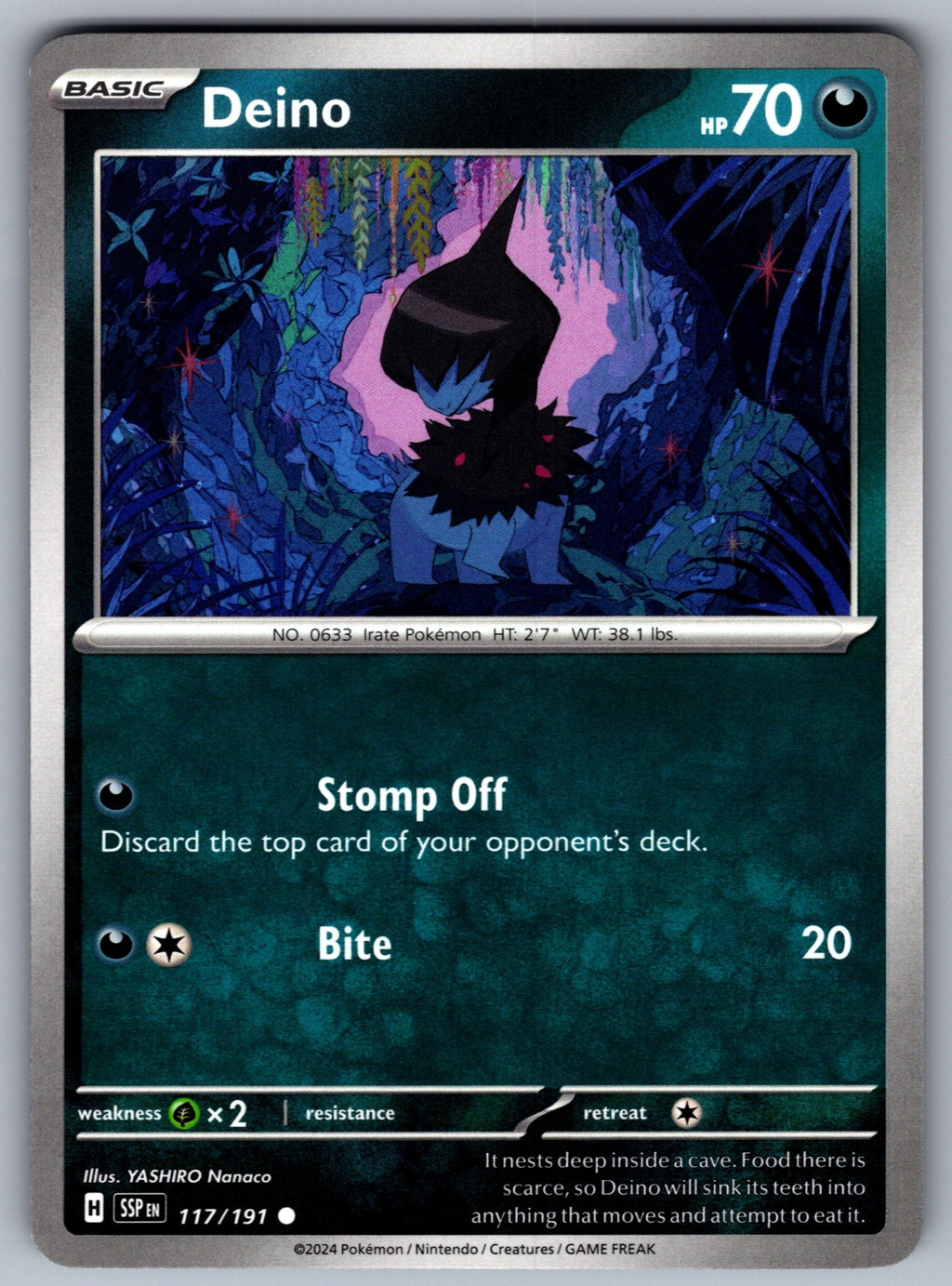 Deino Common SV08: Surging Sparks 117/191 NM 2024
