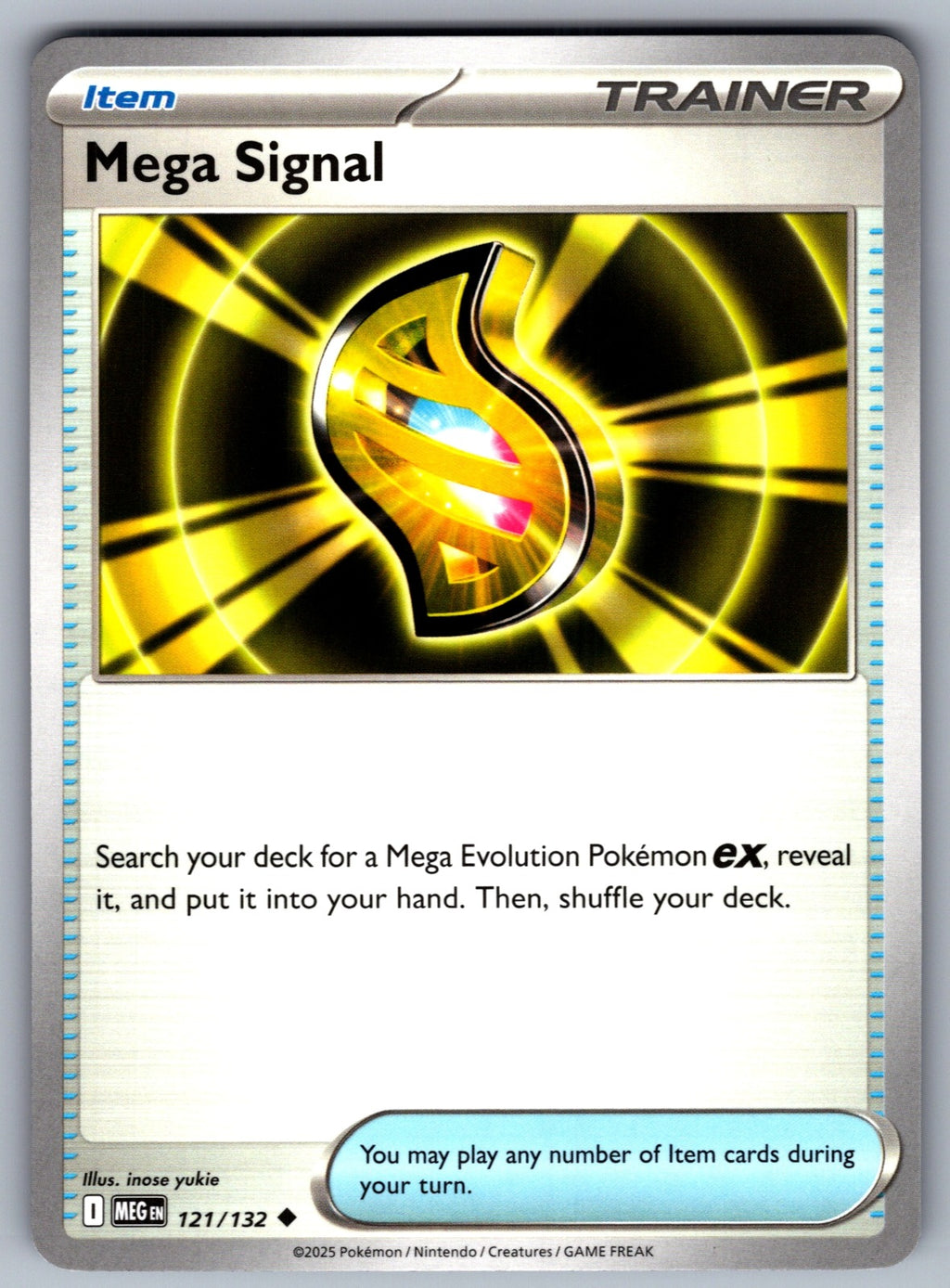 Mega Signal Uncommon ME01: Mega Evolution 121/132 NM 2025