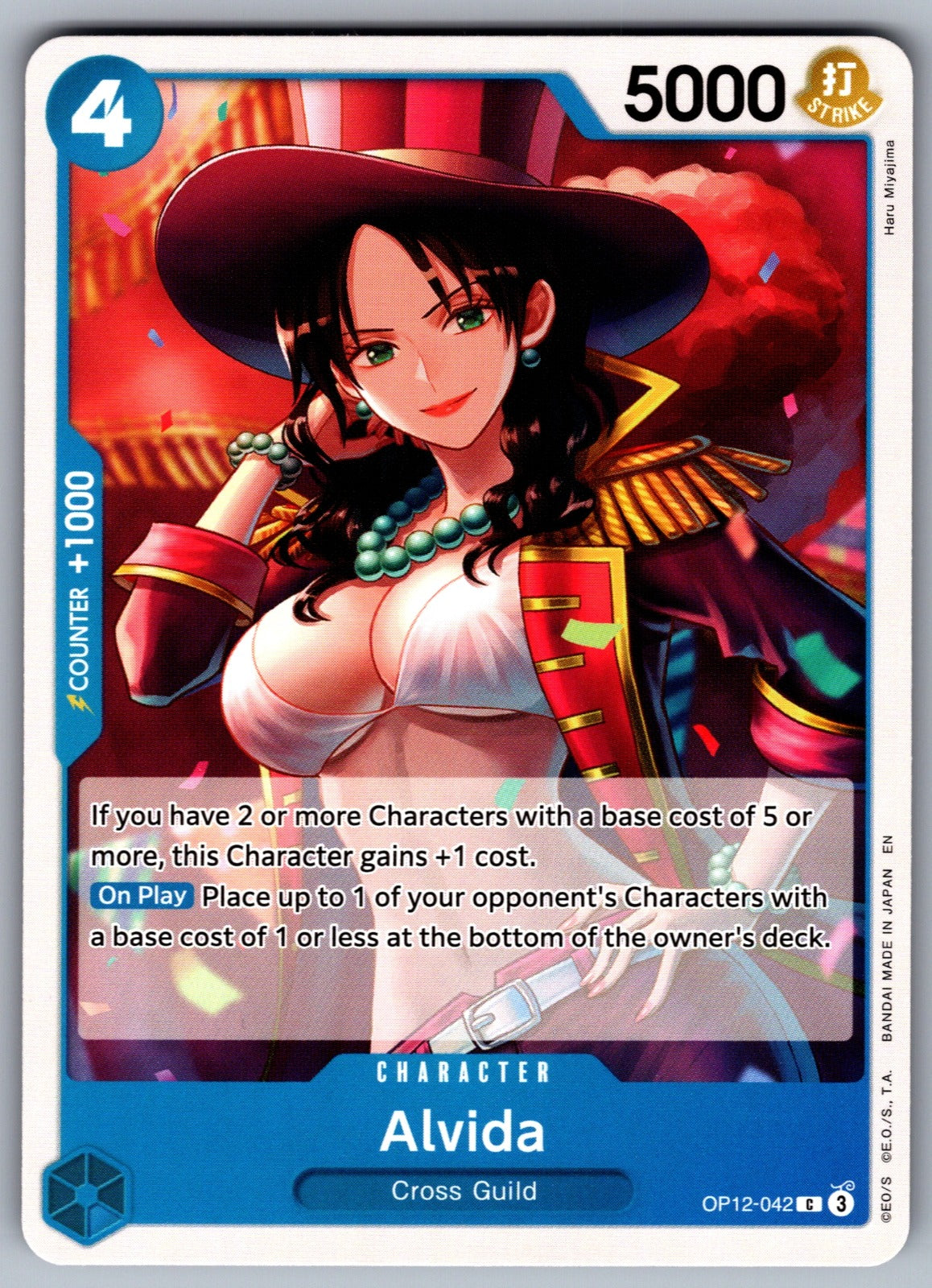 Alvida C Legacy of the Master OP12-042 NM 2025