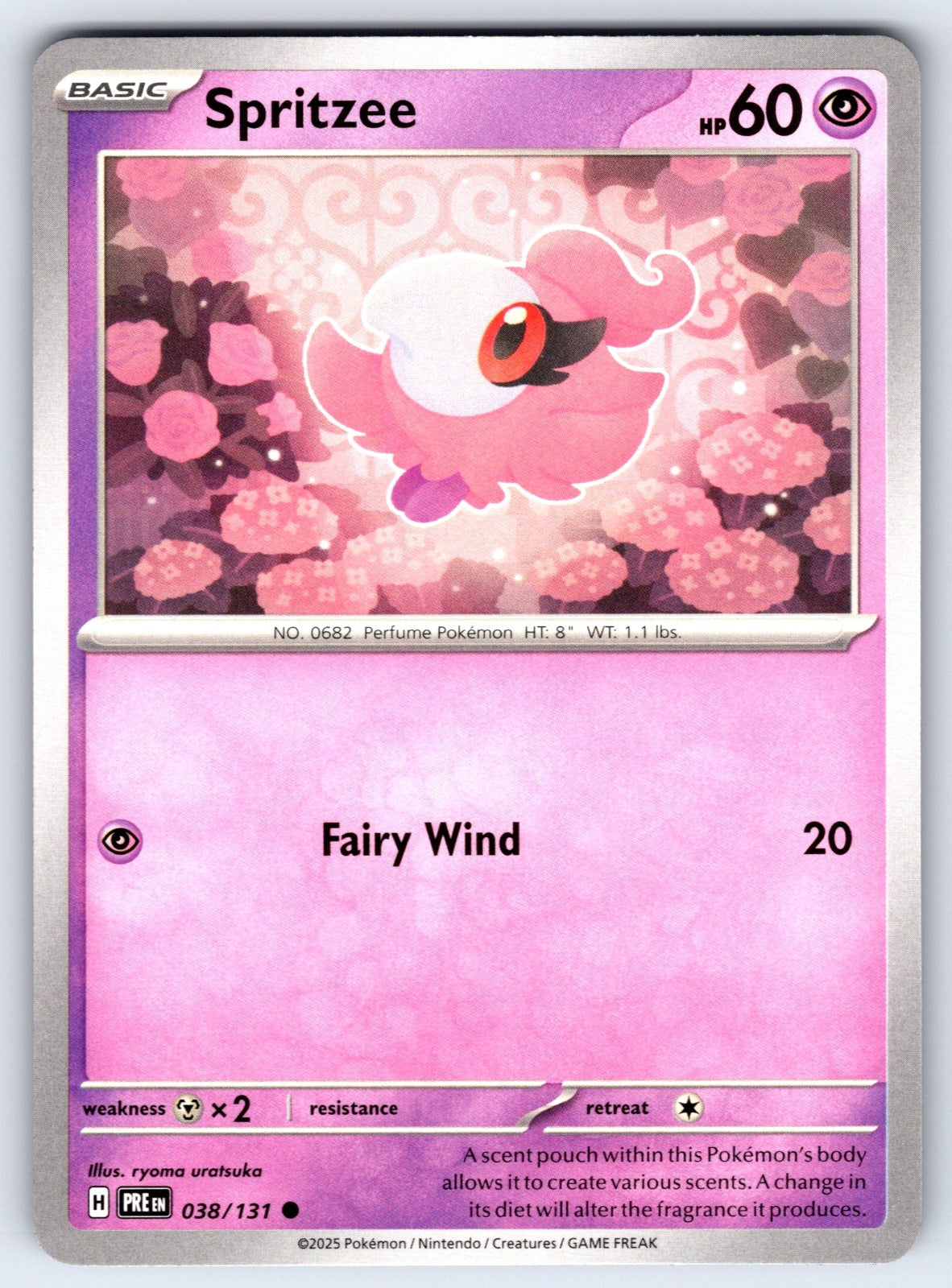 Spritzee Common SV: Prismatic Evolutions 038/131 NM 2025