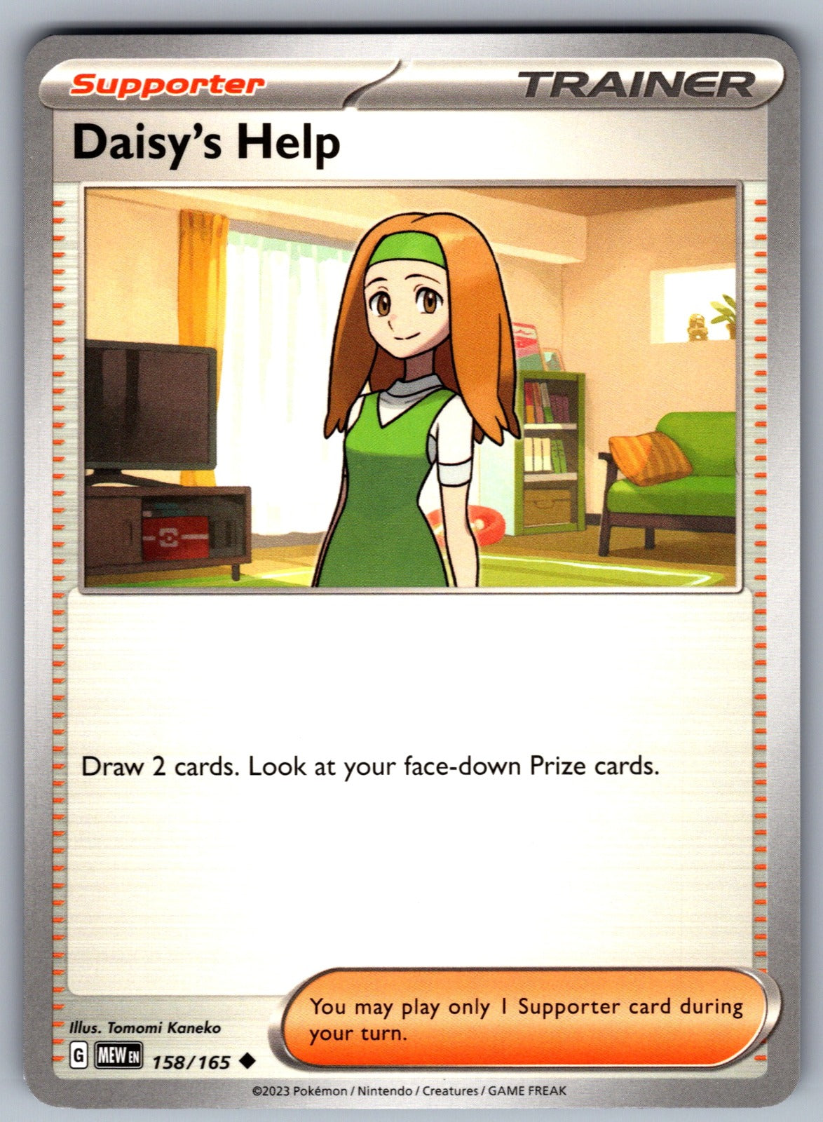 Daisy's Help Uncommon SV: Scarlet & Violet 151 158/165 NM 2023
