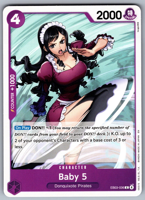 Baby 5 C Extra Booster: One Piece Heroines Edition EB03-036 NM 2026