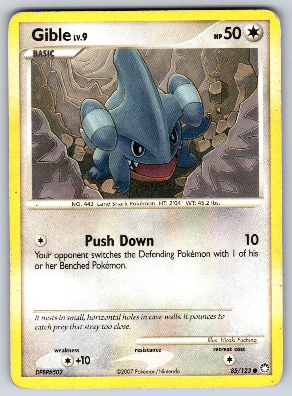 Gible Common Mysterious Treasures 85/123 LP 2007