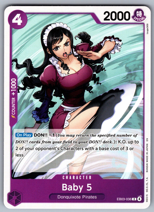 Baby 5 C Extra Booster: One Piece Heroines Edition EB03-036 NM 2026