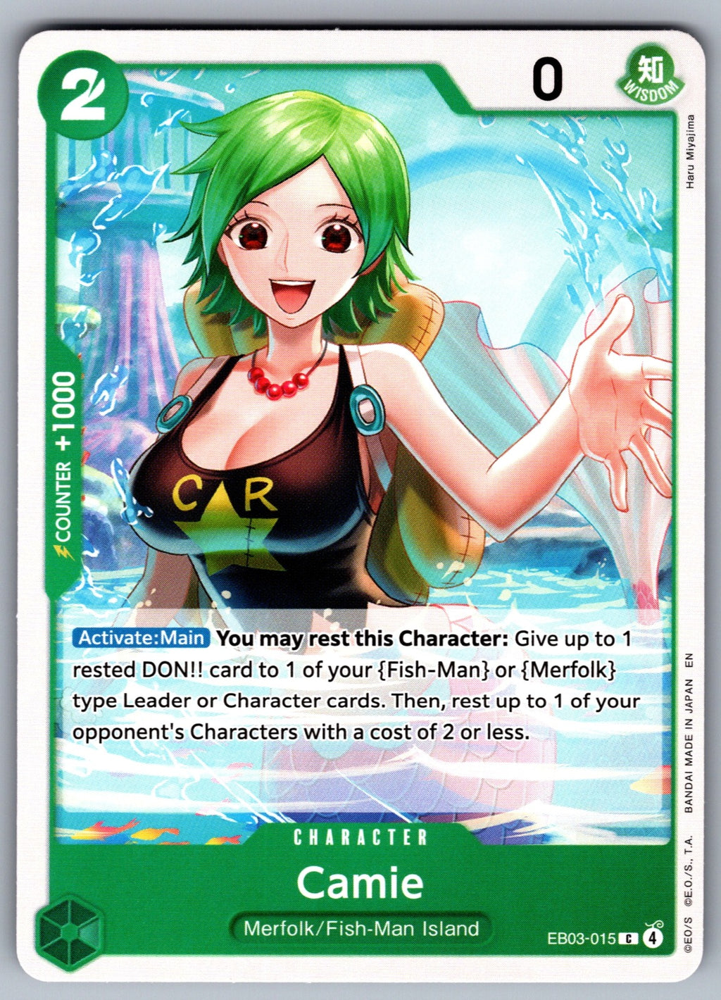 Camie C Extra Booster: One Piece Heroines Edition EB03-015 NM 2026