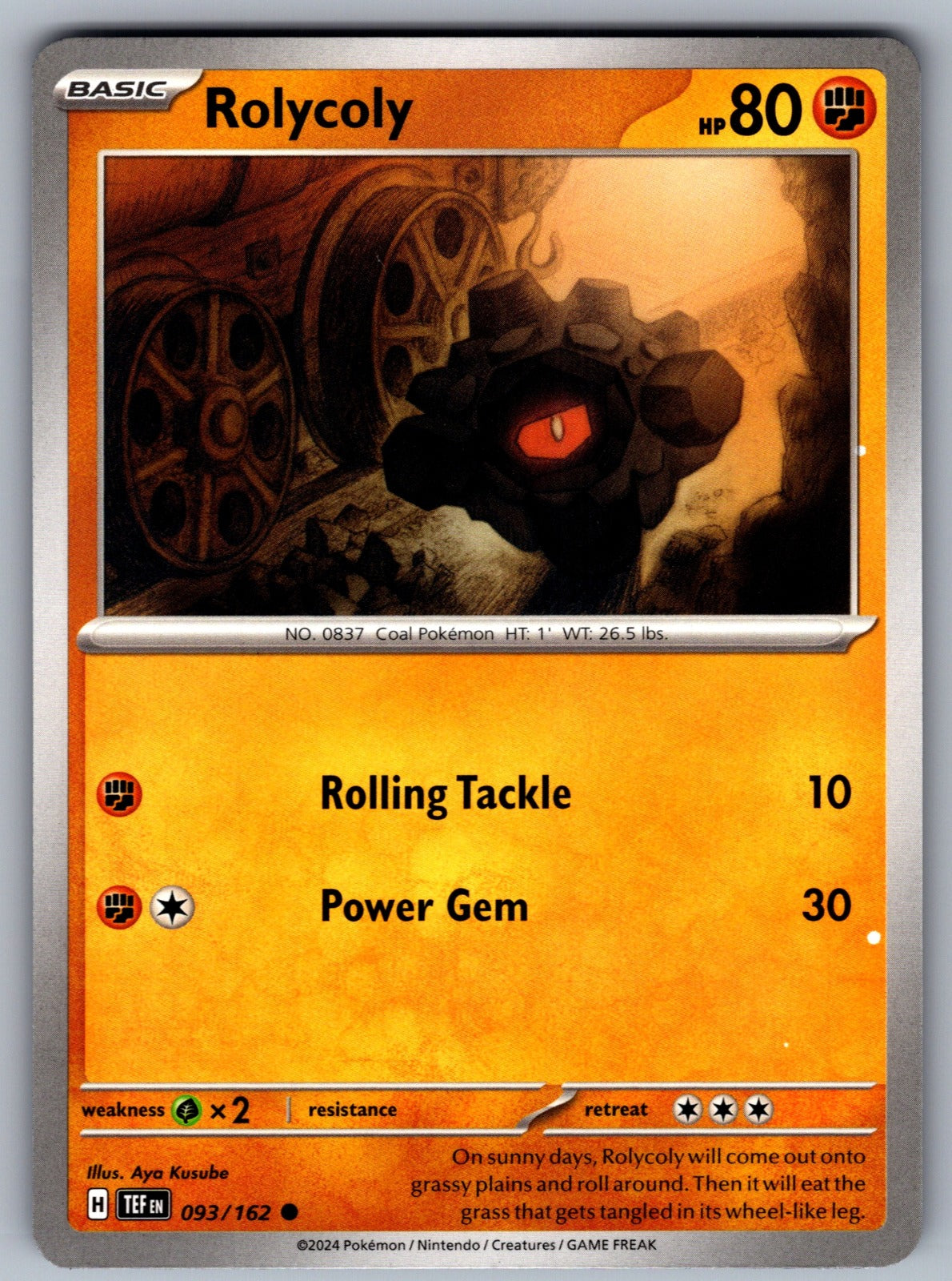 Rolycoly Common SV05: Temporal Forces 093/162 NM 2024