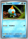Chewtle Common SV07: Stellar Crown 043/142 NM 2024