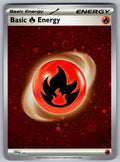 Basic Fire Energy (Cosmos Holo) Holo Common SVE: Scarlet & Violet Energies 002 N