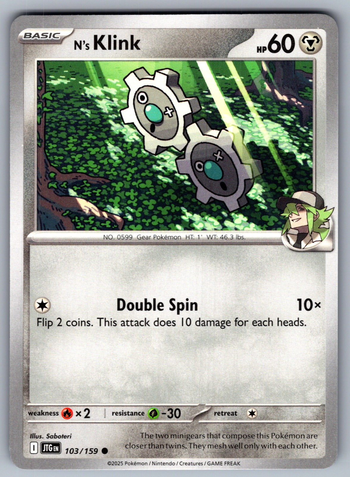 N's Klink Common SV09: Journey Together 103/159 NM 2025