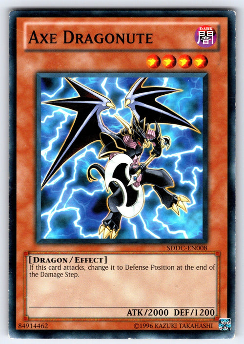 Axe Dragonute Unlimited Common Structure Deck: Dragons Collide SDDC-EN008 LP 201
