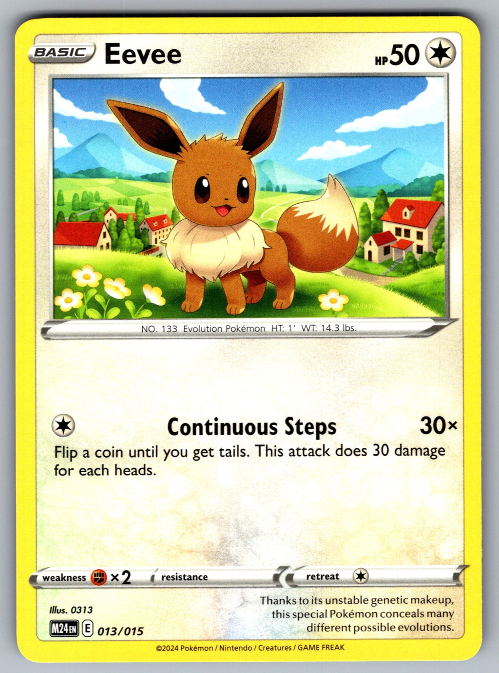 Eevee Promo McDonald's Promos 2024 013/015 NM 2025