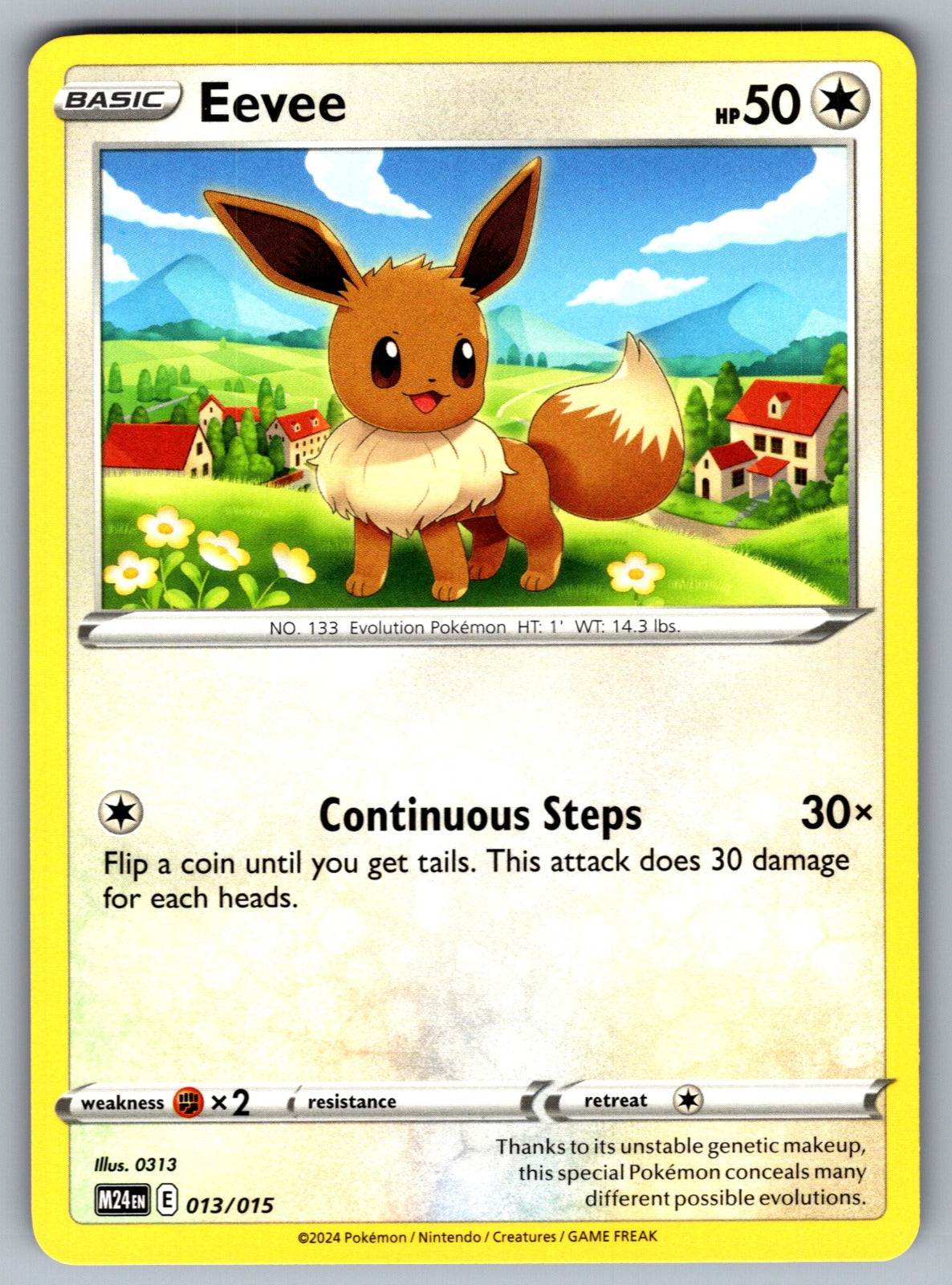 Eevee Promo McDonald's Promos 2024 013/015 NM 2025