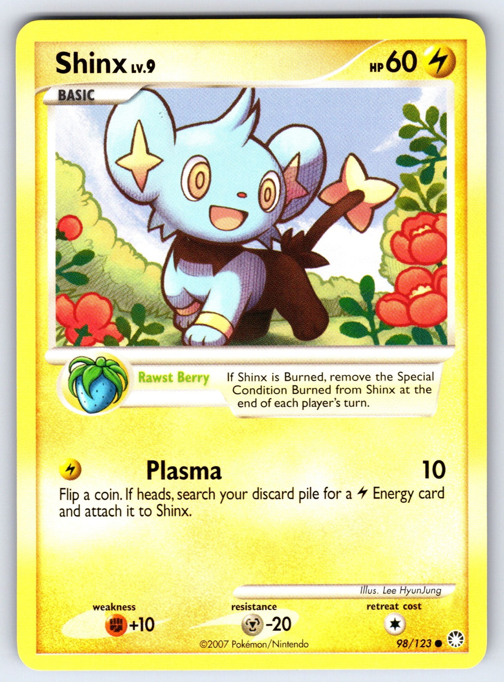 Shinx Common Mysterious Treasures 98/123 LP 2007