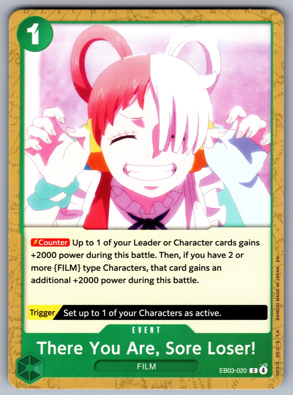 There You Are, Sore Loser! C Extra Booster: One Piece Heroines Edition EB03-020 