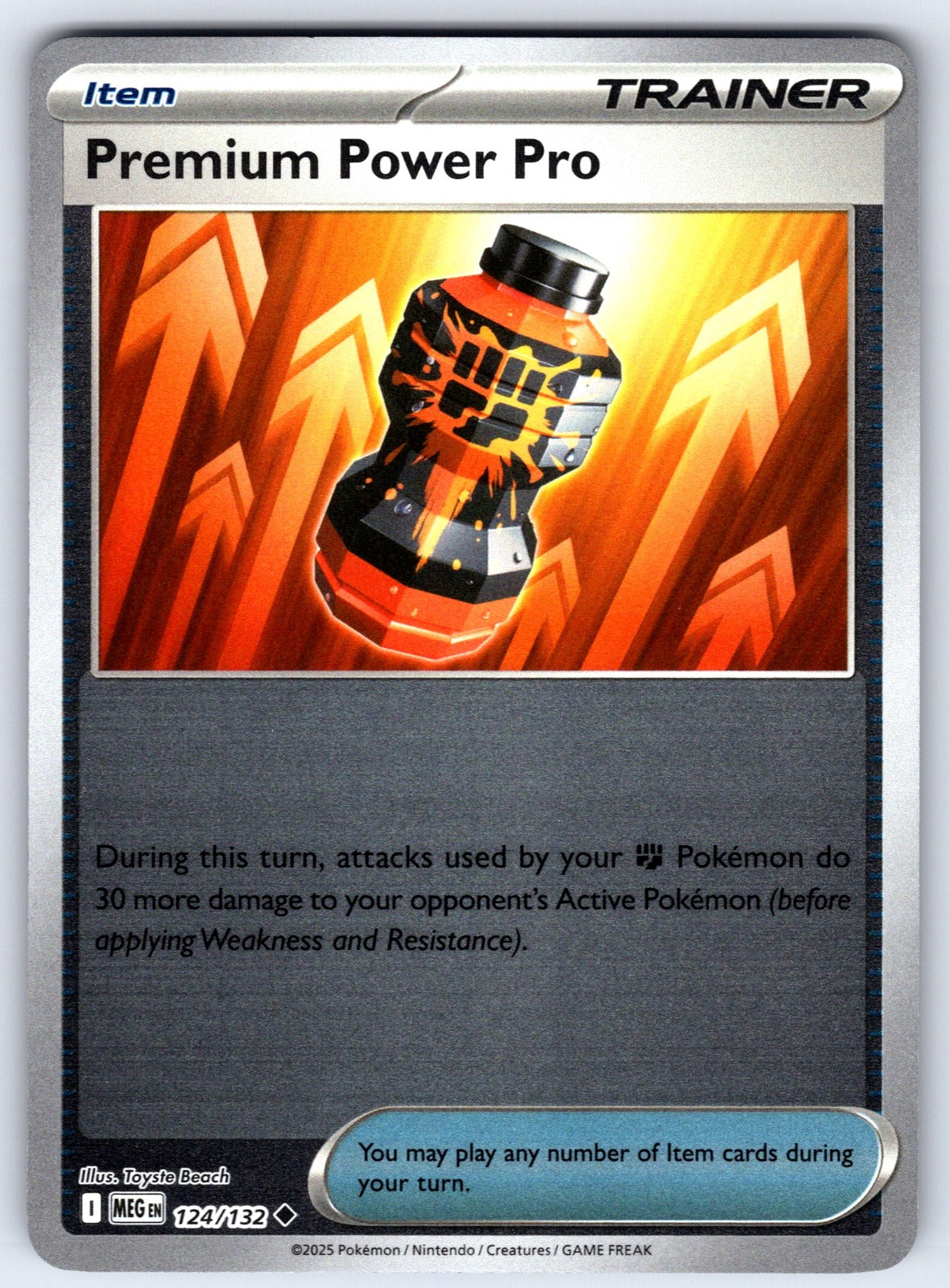 Premium Power Pro Reverse Holo Uncommon ME: Ascended Heroes 199/217 NM 2026