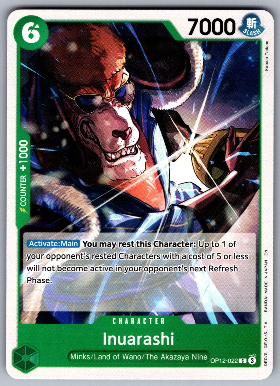 Inuarashi C Legacy of the Master OP12-022 NM 2025