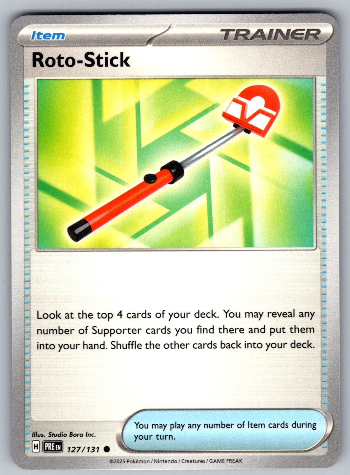 Roto-Stick Common SV: Prismatic Evolutions 127/131 NM 2025